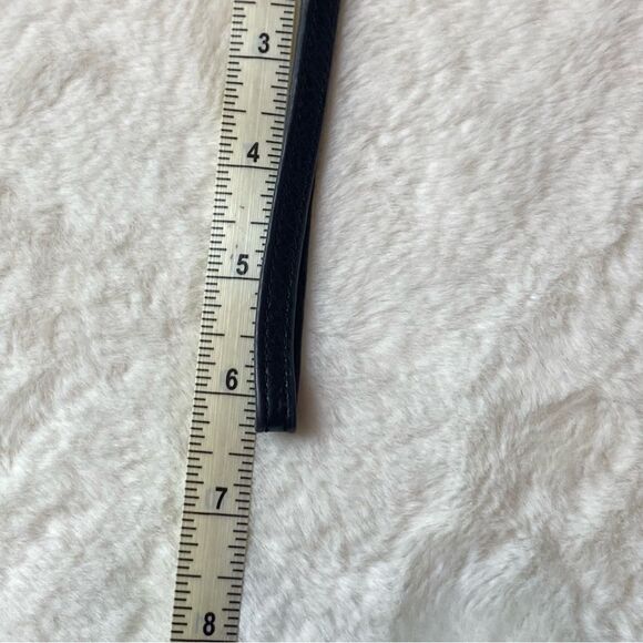 Silpada Zip Around Wristlet Black Leather With Cow Fur Accent - Picture 15 of 15